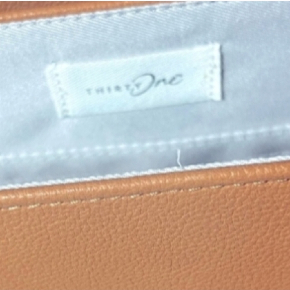 Thirty One Top Handle Faux Leather Crossbody Bag - Picture 7 of 8